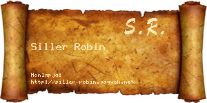 Siller Robin névjegykártya